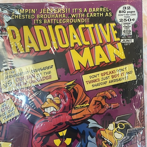 Radioactive Man Comic Book Cover Metal Sign NWT - Picture 4 of 14